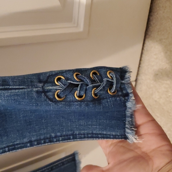 Girls Super Skinny 7 for all Mankind Jeans - Picture 2 of 4